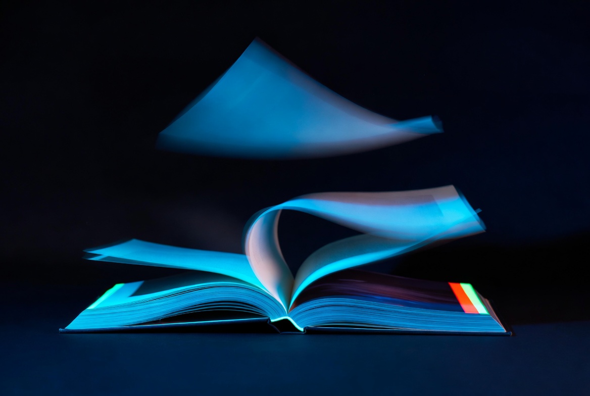 Kinetic pages turning — the opening movement